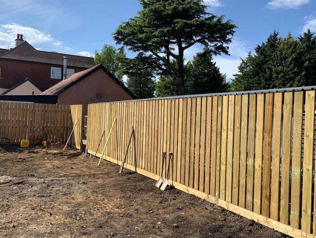 This is a photo of Bespoke custom fencing installed by Fast Fix Fencing Edenbridge